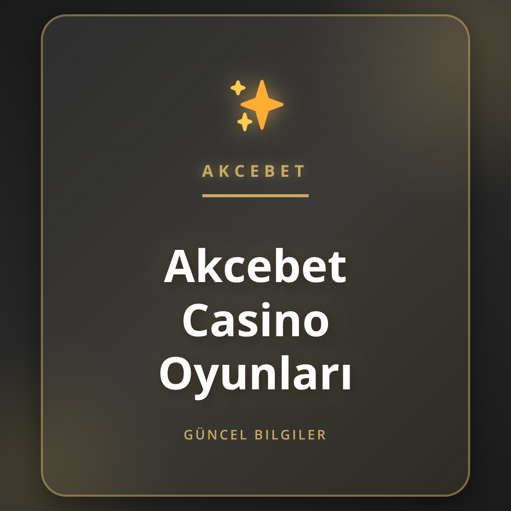 Akcebet Casino Oyunları koleksiyonundan popüler bir slot oyunu