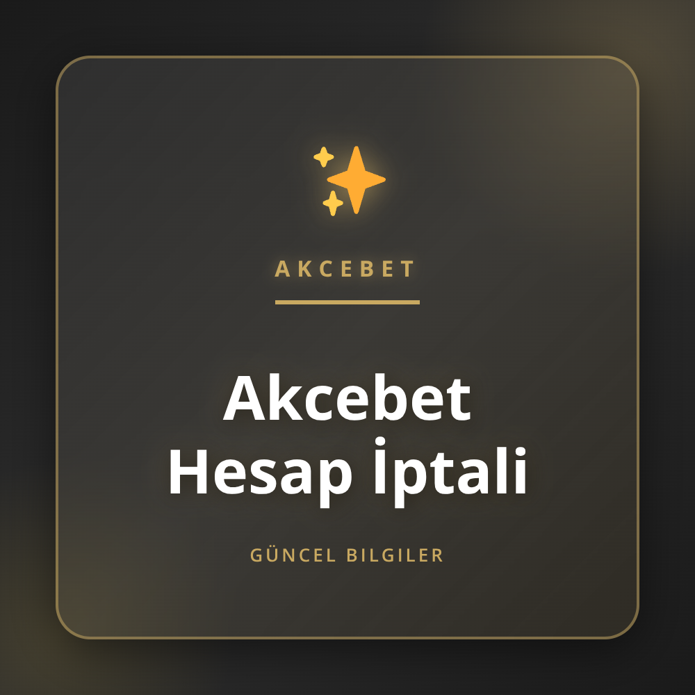 Bir kullanıcının Akcebet hesap iptali işlemini yaparkenki ekranı