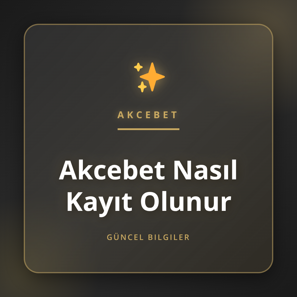 Akcebet nasıl kayıt olunur adımlarını gösteren bir ekran görüntüsü